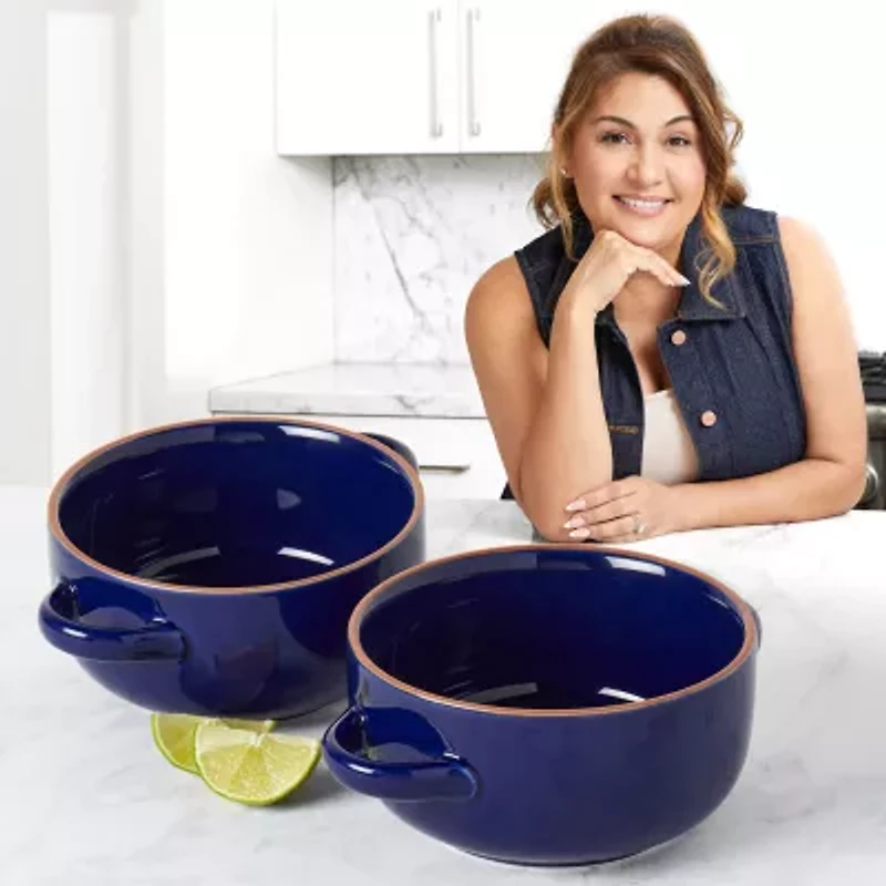 Jenny Martinez 2-pc. Stoneware Soup Bowl
