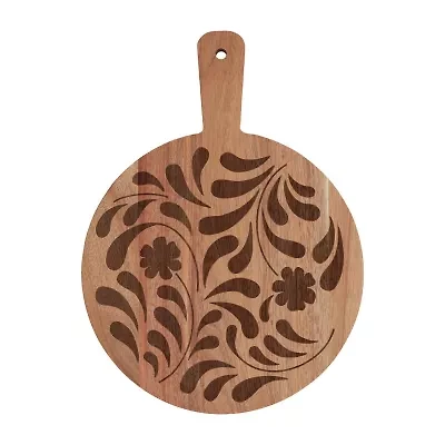 Jenny Martinez 10 inch Round Wood Serve Board