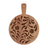 Jenny Martinez 10 inch Round Wood Serve Board