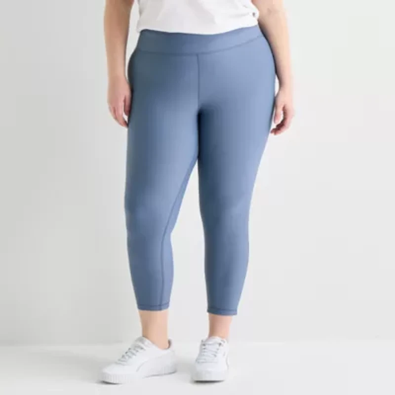 Xersion EverContour+ Womens High Rise 23" Plus Cropped Legging