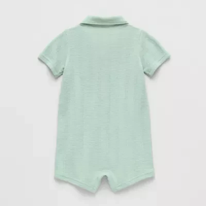 Okie Dokie Baby Boys Short Sleeve Romper