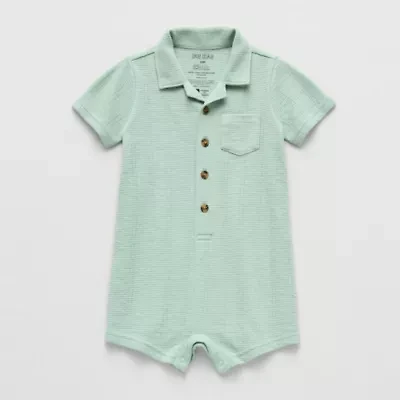 Okie Dokie Baby Boys Short Sleeve Romper