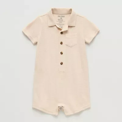 Okie Dokie Baby Boys Short Sleeve Romper