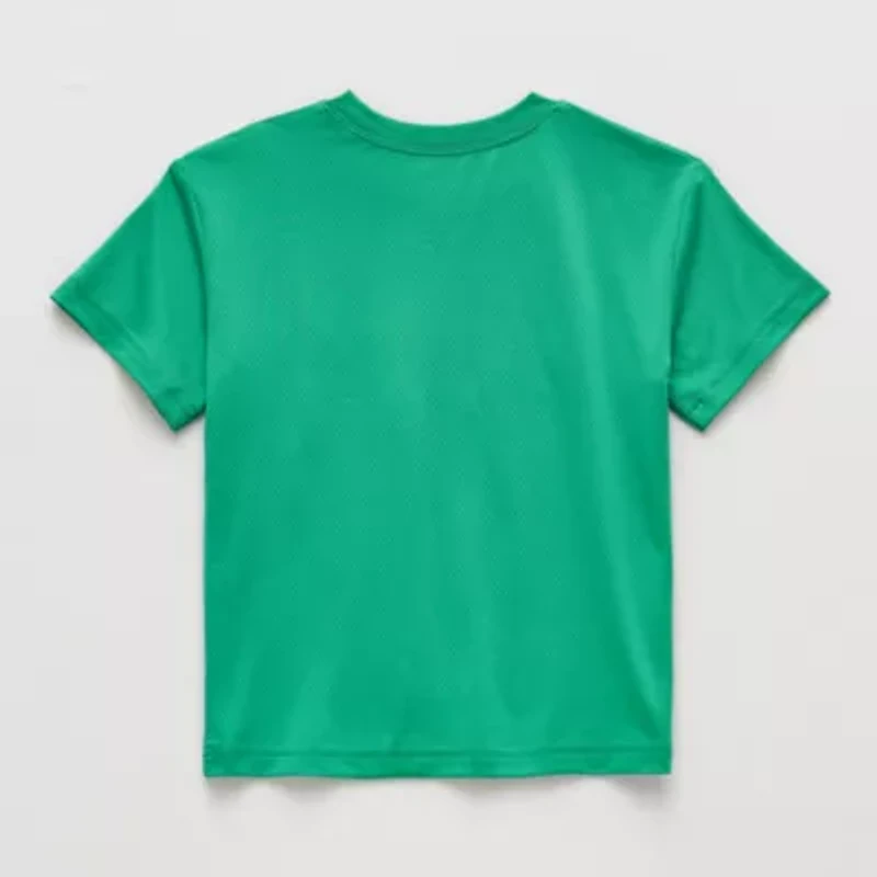 Okie Dokie Active Toddler & Little Boys Crew Neck Short Sleeve Regular Fit Graphic T-Shirt