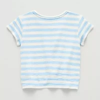 Thereabouts Little & Big Kid Girls Crew Neck Short Sleeve T-Shirt