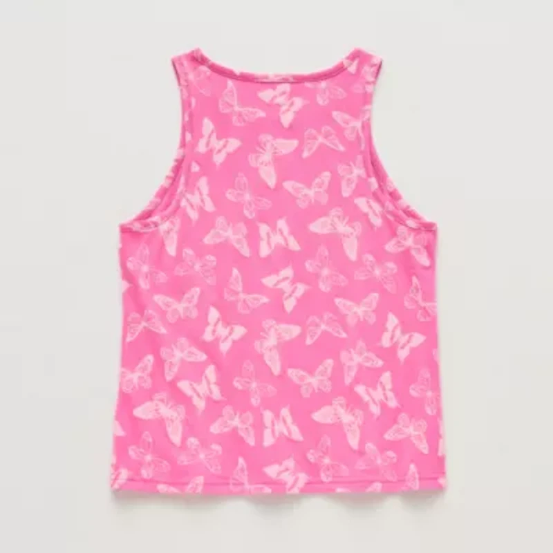 Thereabouts Little & Big Kid Girls Crew Neck Sleeveless Tank Top