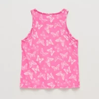 Thereabouts Little & Big Kid Girls Crew Neck Sleeveless Tank Top