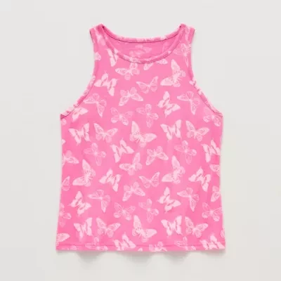 Thereabouts Little & Big Kid Girls Crew Neck Sleeveless Tank Top