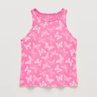 Thereabouts Little & Big Kid Girls Crew Neck Sleeveless Tank Top