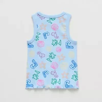 Thereabouts Little Girls Round Neck Sleeveless Tank Top