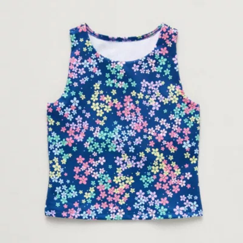 Xersion Little & Big Kid Girls Long Line Bra Tank