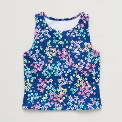Xersion Little & Big Kid Girls Long Line Bra Tank