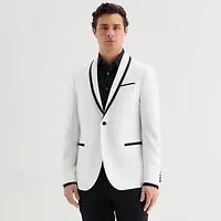 J. Ferrar Evening Edition Shine Mens Slim Fit Sport Coat