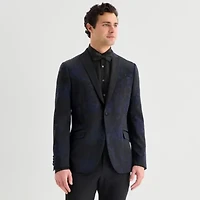 J. Ferrar Evening Edition Mens Floral Stretch Fabric Slim Fit Sport Coat