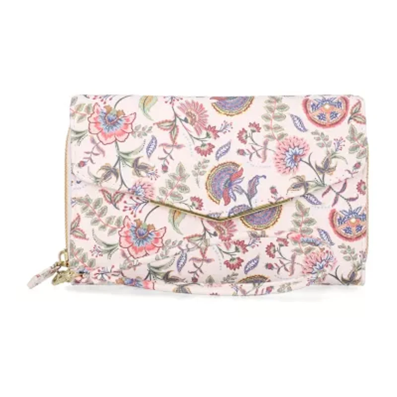 Mundi Big Fat Womens Expandable Rfid Blocking Checkbook Wallet