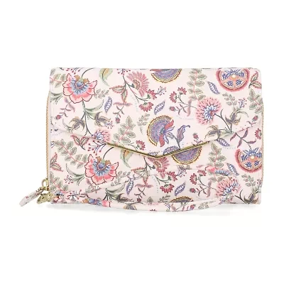 Mundi Big Fat Womens Expandable Rfid Blocking Checkbook Wallet