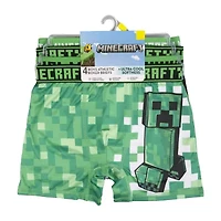 Little & Big Kid Boys Minecraft 4 Pack Boxer Briefs Babp2439