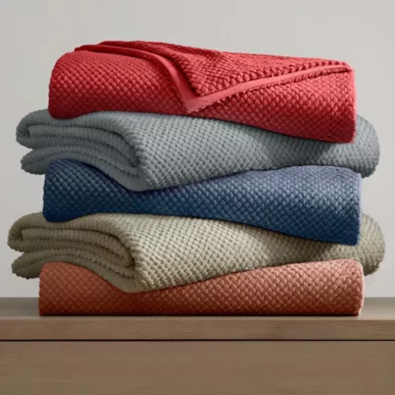 Vellux Ultra Soft Light Weight Plush Texture Blanket