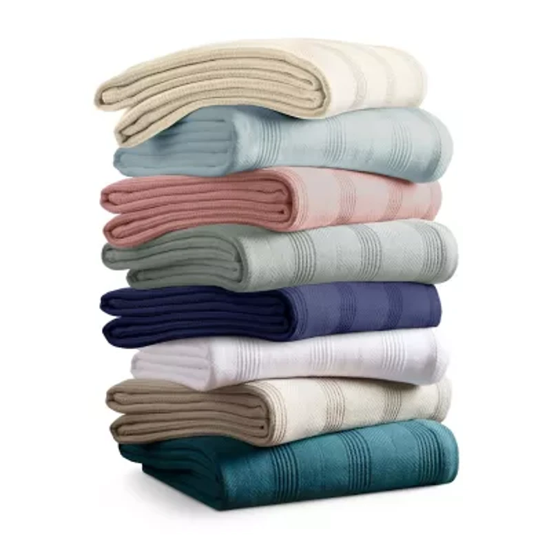 Vellux All Season Knit Cotton Collection Blanket