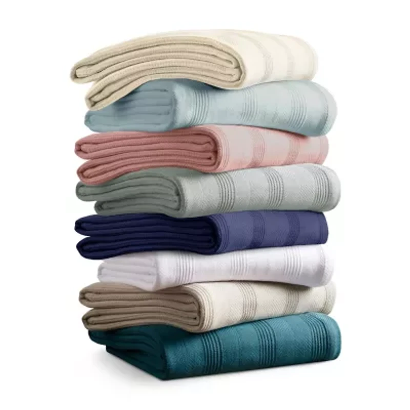 Vellux All Season Knit Cotton Collection Blanket