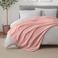 Vellux All Season Knit Cotton Collection Blanket