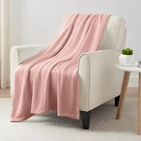 Vellux All Season Knit Cotton Collection Blanket