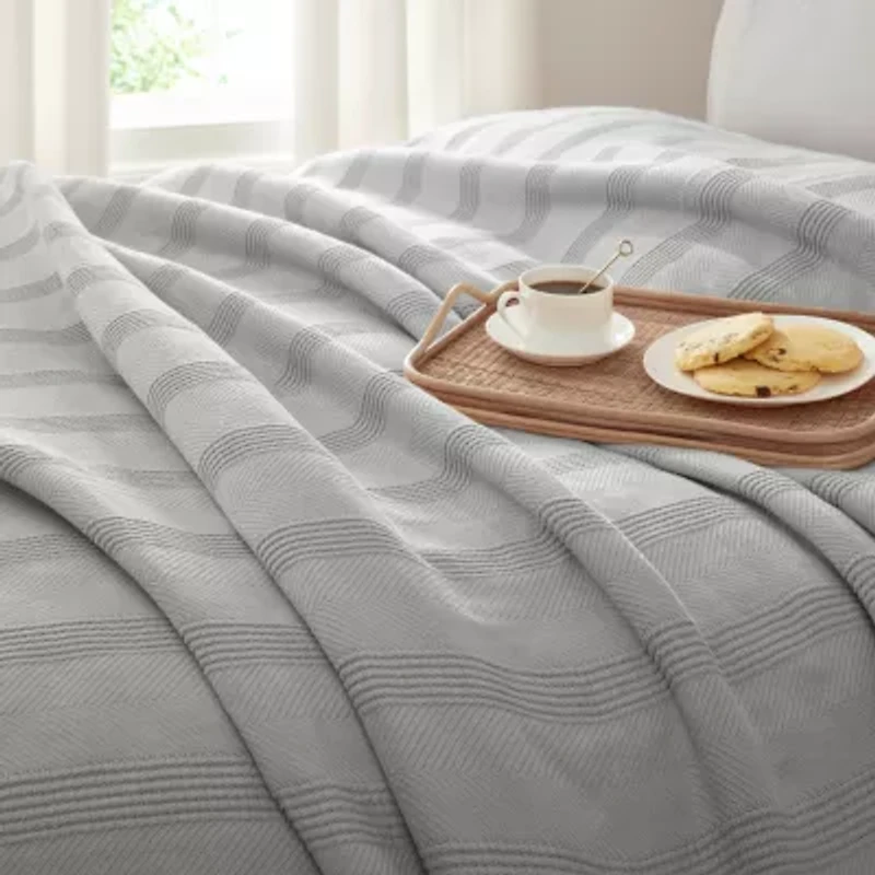 Vellux All Season Knit Cotton Collection Blanket