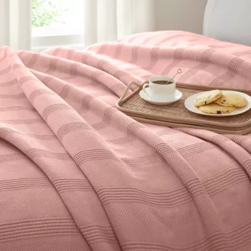 Vellux All Season Knit Cotton Collection Blanket