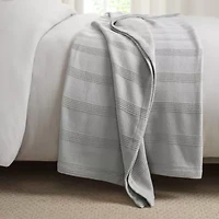 Vellux All Season Knit Cotton Collection Blanket