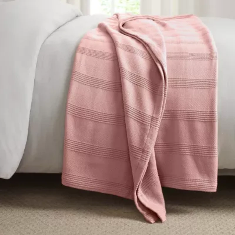 Vellux All Season Knit Cotton Collection Blanket