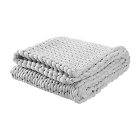 Vellux Weighted Chunky Knit Blanket
