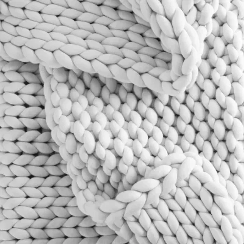 Vellux Weighted Chunky Knit Blanket