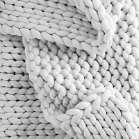 Vellux Weighted Chunky Knit Blanket