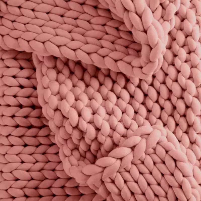 Vellux Weighted Chunky Knit Blanket