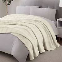 Vellux All Season Knit Cotton Collection Blanket
