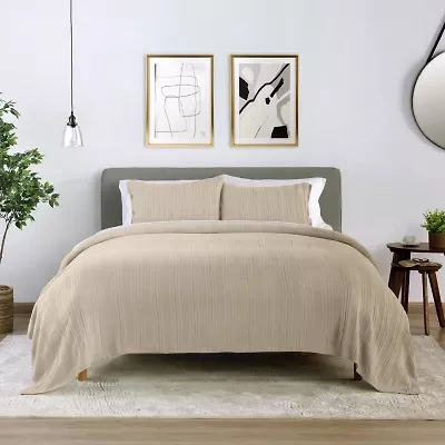 Vellux Supersoft Knit Striped Malmo Blanket