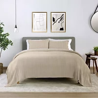 Vellux Supersoft Knit Striped Malmo Blanket