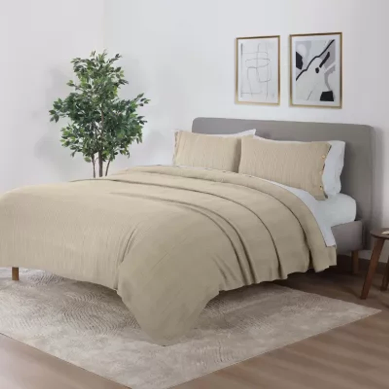 Vellux Supersoft Knit Striped Malmo Blanket