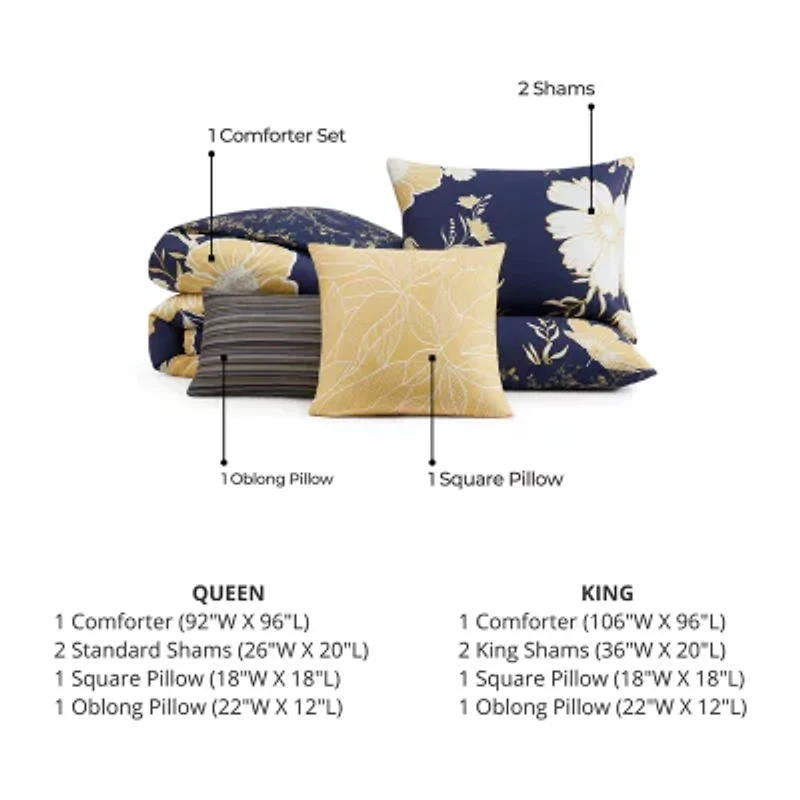 Bebejan Sunglow 5-pc. Midweight Reversible Comforter Set