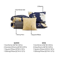 Bebejan Sunglow 5-pc. Midweight Reversible Comforter Set