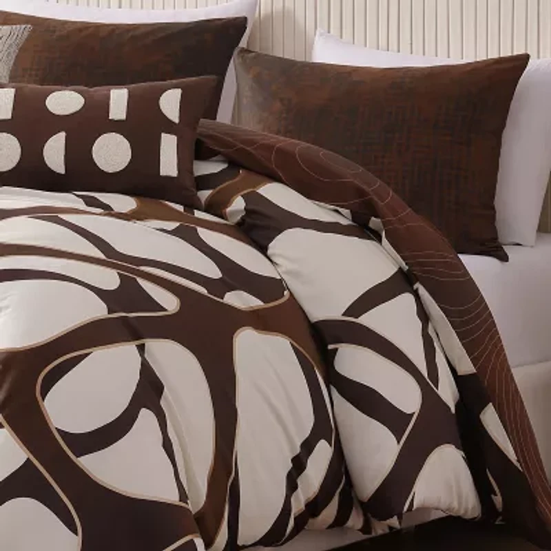 Bebejan Toffee Web 5-pc. Midweight Reversible Comforter Set