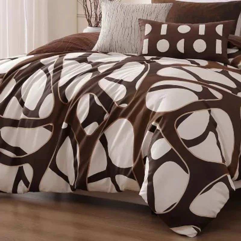 Bebejan Toffee Web 5-pc. Midweight Reversible Comforter Set