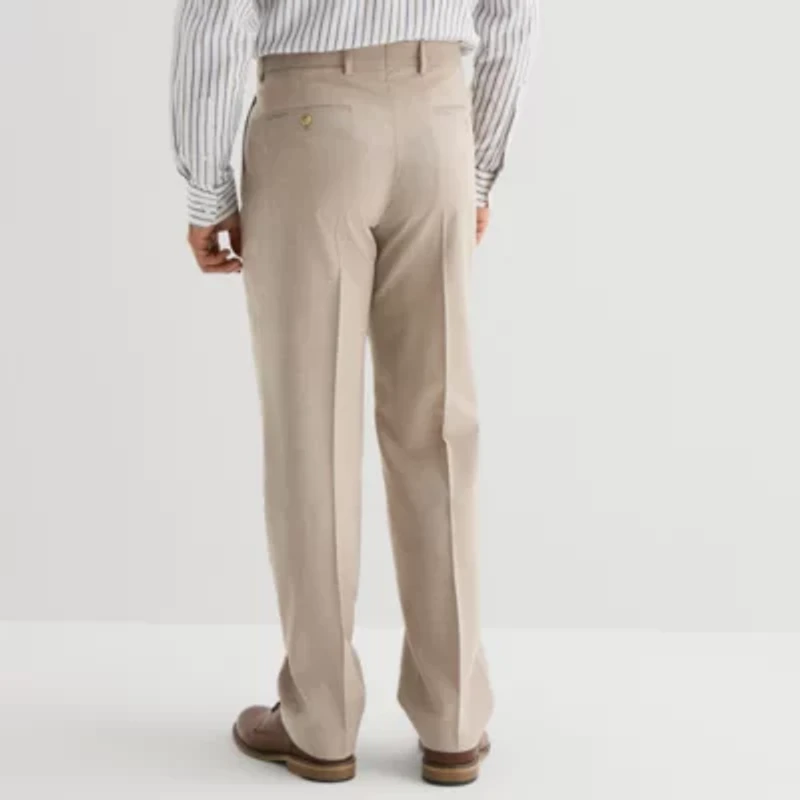 Stafford Coolmax All Season Ecomade Mens Classic Fit Flat Front Suit Pant
