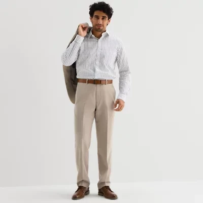 Stafford Coolmax All Season Ecomade Mens Classic Fit Flat Front Suit Pant