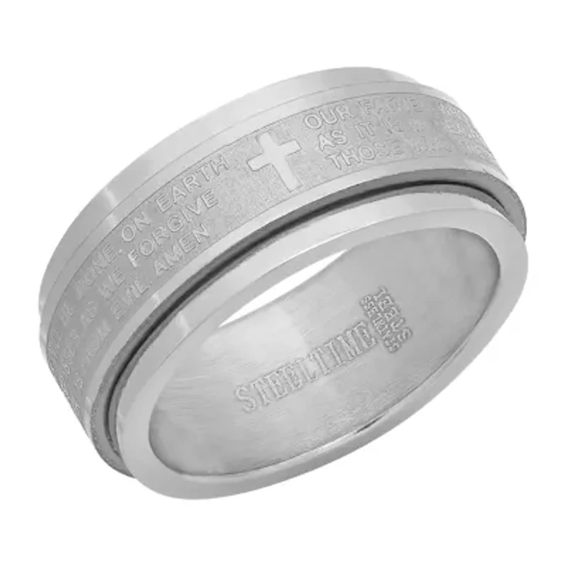 Steeltime Mens 6MM Stainless Steel Band