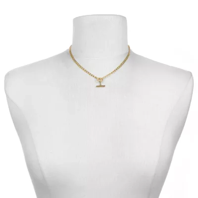 Bijoux Bar Delicates Womens 16 Inch Link Chain Necklace