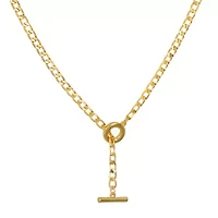 Bijoux Bar Delicates Womens 16 Inch Link Chain Necklace