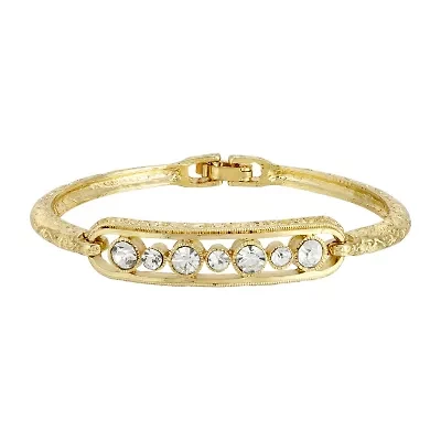 1928 Gold Tone Womens Bangle Bracelet