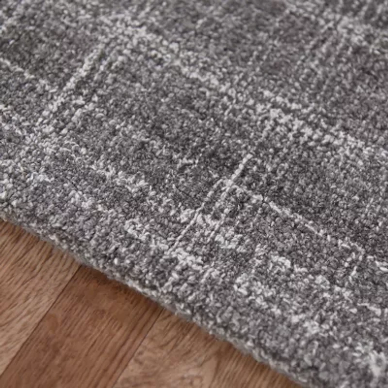 Laurel Plaid Hand Tufted Indoor Rectangular Accent Rug