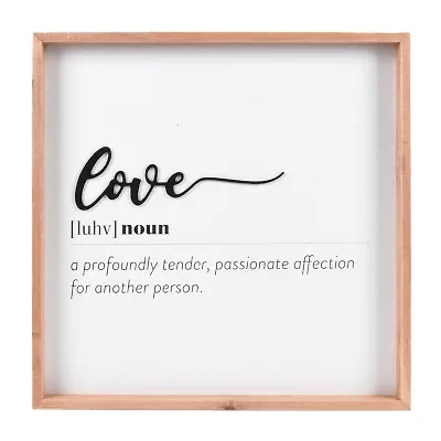 18x18 Love Wall Sign